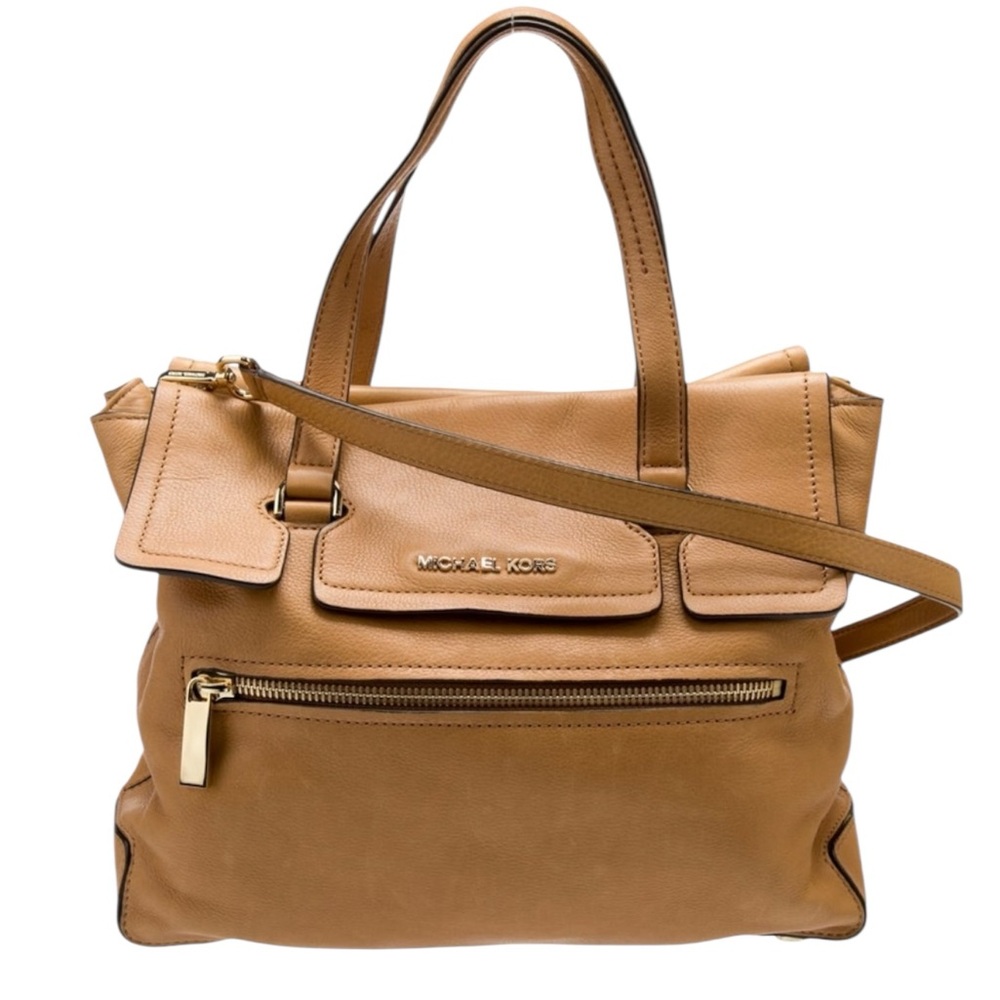 MICHAEL KORS MACKENZIE LEATHER SATCHEL EXCELLENT CONDITION